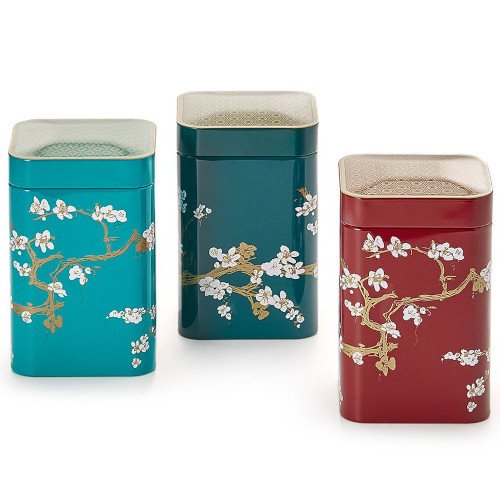 Lata japan, para 100 gr., 3 modelos Verde