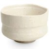 Cuenco de cerámica para matcha Blanco
