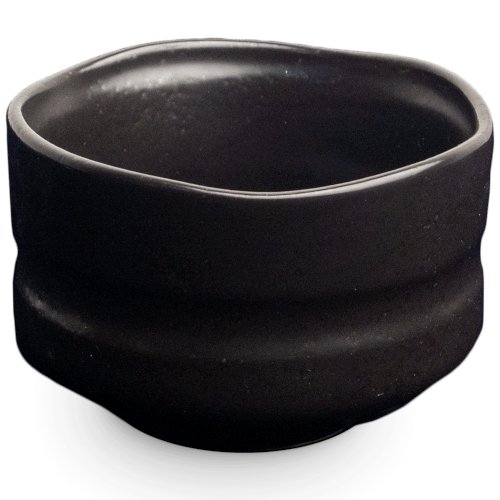 Cuenco de cerámica para matcha Negro