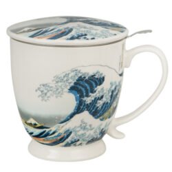 Taza wave 2, porcelana 0,50 l. filtro y tapa