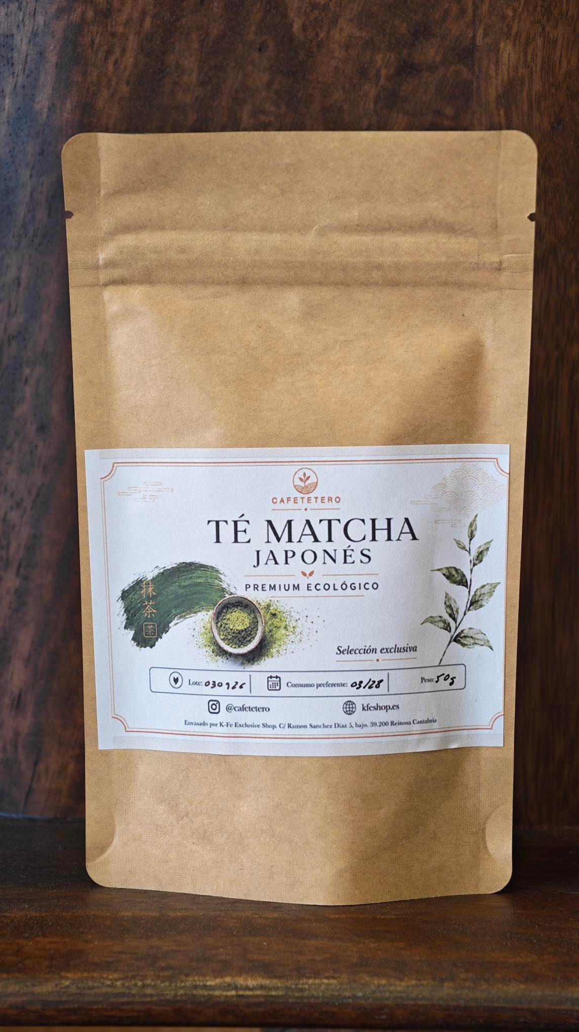 Matcha Japón Premium ECO de Kagoshima 50 g