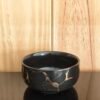 Cuenco matcha mármol negro o blanco con vetas doradas y rojizas, chawan moderno de 320 ml
