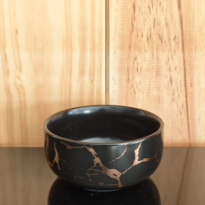 Cuenco matcha mármol negro o blanco con vetas doradas y rojizas, chawan moderno de 320 ml
